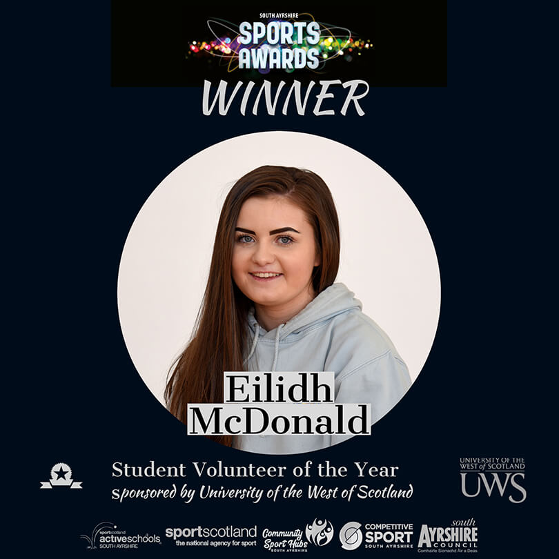 Sports Award Winner 2020 Millie Redford
