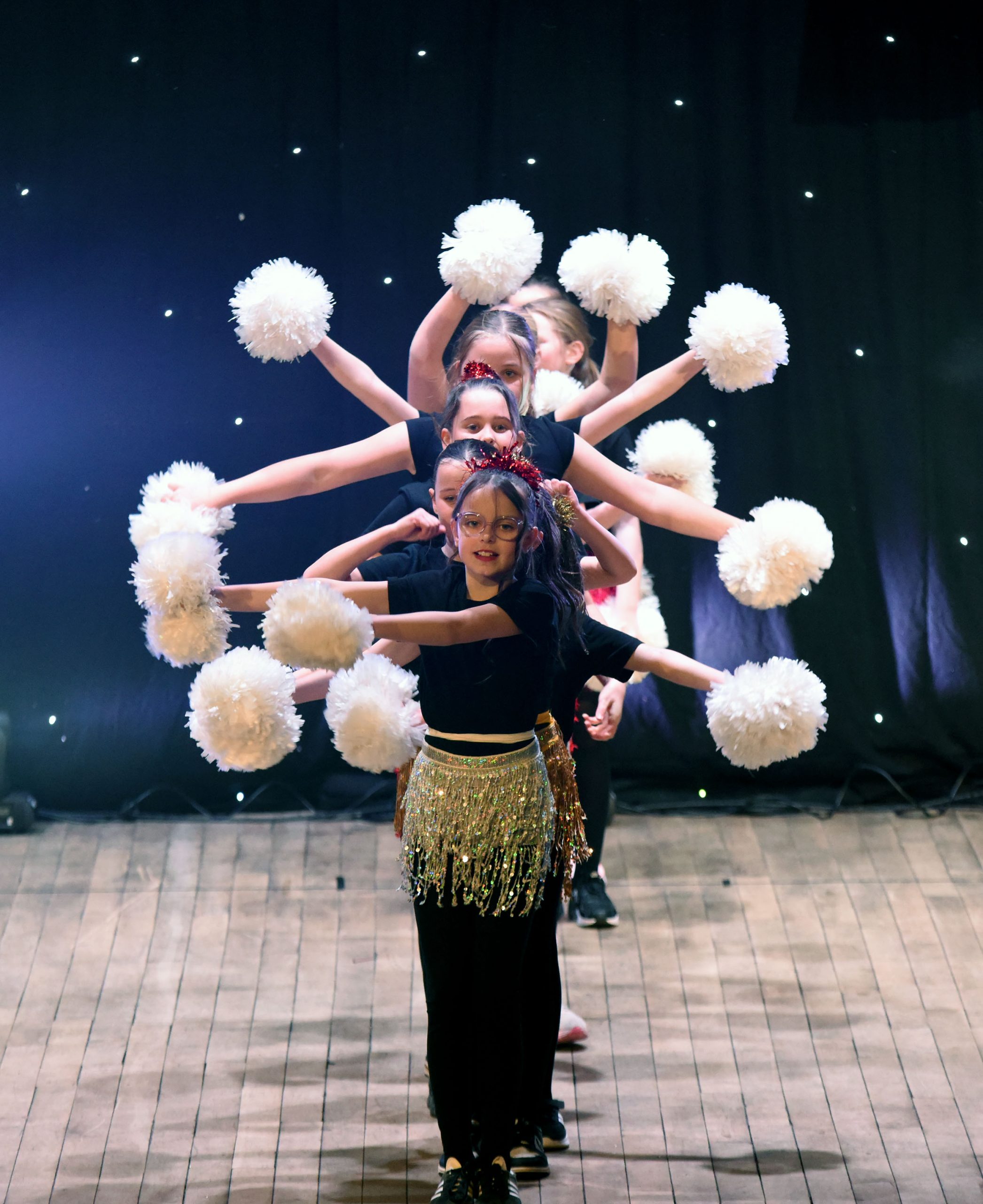 Dance performance on stage